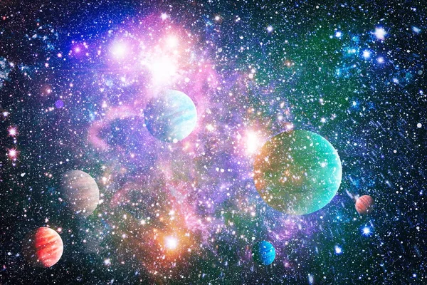 Nebula Open Cluster Stars Universe Beautiful Nebula Stars Galaxies Elements — Stock Photo, Image