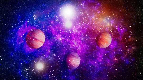 Sztuka Kosmiczna Galaktyki Mgławice Gwiazdy Wszechświecie Elementy Tego Obrazu Dostarczone — Zdjęcie stockowe