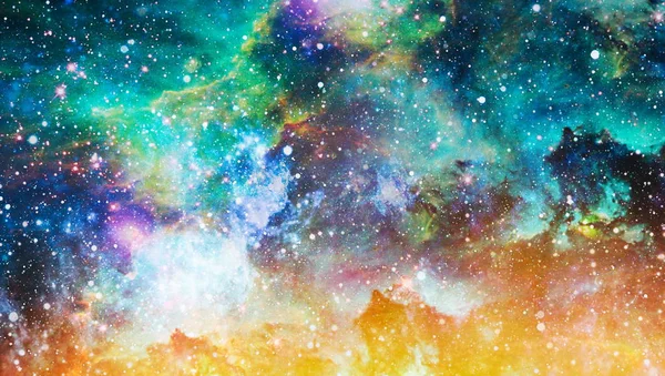 Futuristic Abstract Space Background Night Sky Stars Nebula Elements Image — Stock Photo, Image