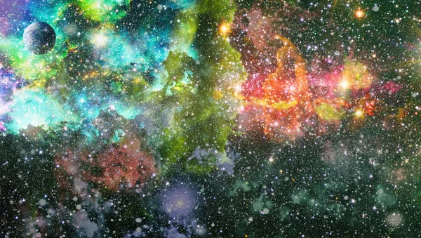 Kleiner Teil Eines Unendlichen Sternenfeldes Universum Elemente Dieses Von Der — Stockfoto