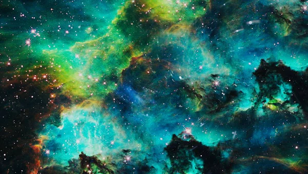 Futuristic Abstract Space Background Night Sky Stars Nebula Elements Image — Stock Photo, Image