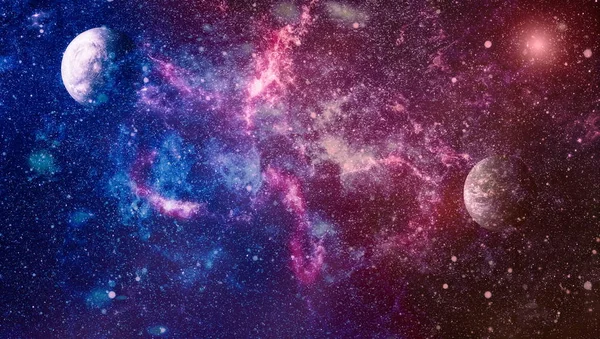 Hvězd Planety Galaxie Volném Prostoru Prvky Tohoto Snímku Zařízené Nasa — Stock fotografie