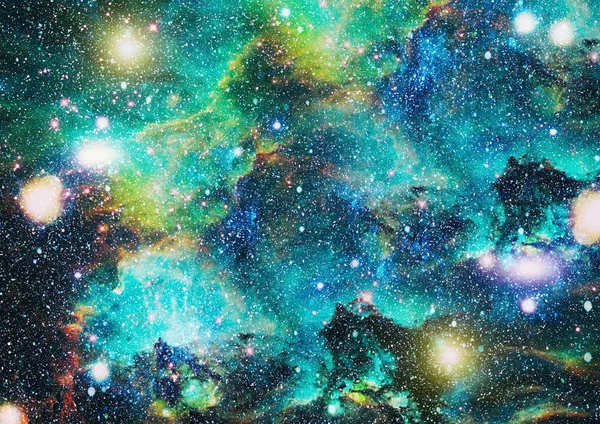 Futuristic Abstract Space Background Night Sky Stars Nebula Elements Image — Stock Photo, Image