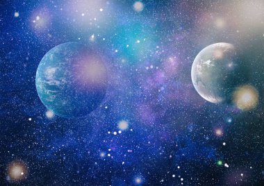 alan birçok ışık yılı uzakta dünya. Nasa tarafından döşenmiş bu görüntü unsurları