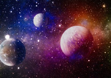 patlama süpernova. Parlak yıldız bulutsu. Uzak galaksi. Soyut resim. Nasa tarafından döşenmiş bu görüntü unsurları.