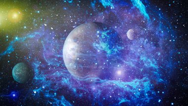 alan birçok ışık yılı uzakta dünya. Nasa tarafından döşenmiş bu görüntü unsurları