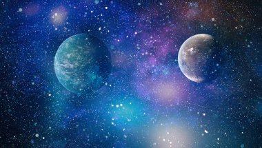 alan birçok ışık yılı uzakta dünya. Nasa tarafından döşenmiş bu görüntü unsurları