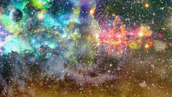 Small Part Infinite Star Field Space Universe Elements Image Furnished — Stock Photo, Image