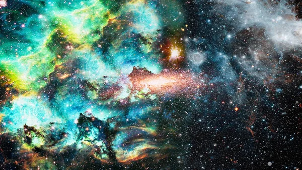 Planets Stars Galaxies Outer Space Showing Beauty Space Exploration Elements — Stock Photo, Image