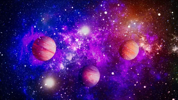 Έκρηξη Σουπερνόβα Αστέρι Φωτεινό Νεφέλωμα Μακρινό Γαλαξία Αφηρημένη Εικόνα Στοιχεία — Φωτογραφία Αρχείου