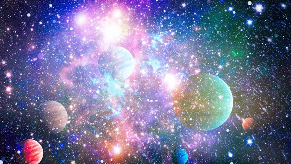 Nebulosa Aglomerado Aberto Estrelas Universo Bela Nebulosa Estrelas Galáxias Elementos — Fotografia de Stock