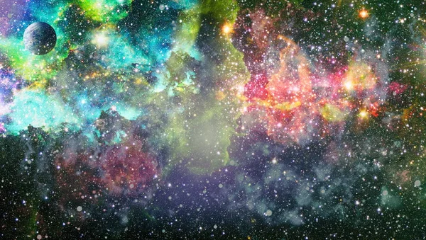 Piccola Parte Campo Stellare Infinito Nell Universo Elementi Questa Immagine — Foto Stock