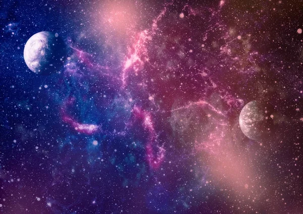 Alan Birçok Işık Yılı Uzakta Dünya Nasa Tarafından Döşenmiş Görüntü — Stok fotoğraf