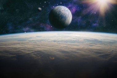 Yüksek kalite alan arka planı. Bu görüntünün elementleri NASA tarafından desteklenmektedir.