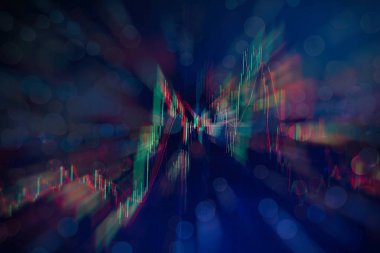 Grafik şeması finansmanlı soyut bir arkaplan. İş konsepti