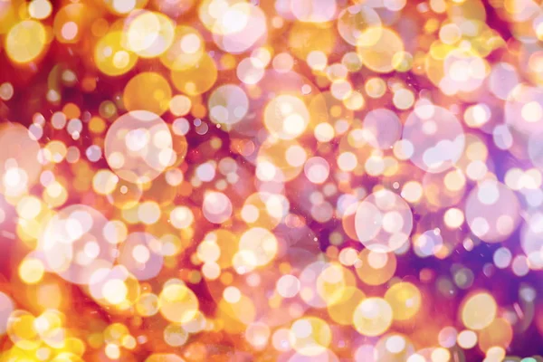 Fondo Festivo Con Bokeh Naturale Luci Dorate Luminose Vintage Sfondo — Foto Stock