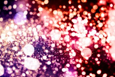 Renk Festivali 'nin arka planında doğal bokeh ve parlak altın ışıklarla sihirli arka plan. Klasik Sihirli arkaplan