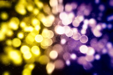 Işık kutlama arka plan ufuk altın ışıklı Noel, yeni yıl, tatil, parti için soyut