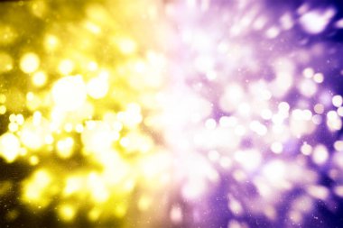 Işık kutlama arka plan ufuk altın ışıklı Noel, yeni yıl, tatil, parti için soyut