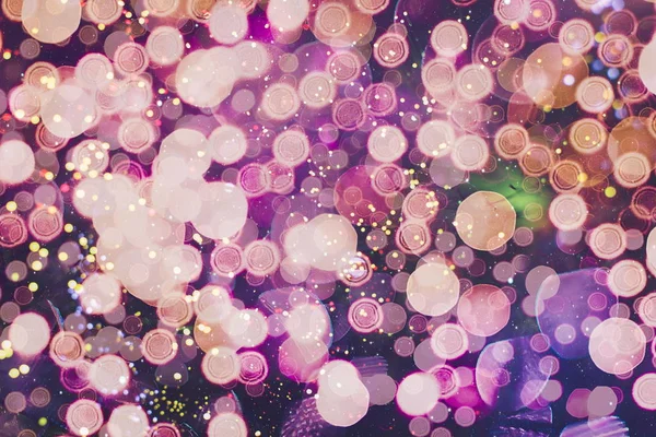 Fondo Festivo Con Bokeh Natural Luces Doradas Brillantes Fondo Vintage — Foto de Stock