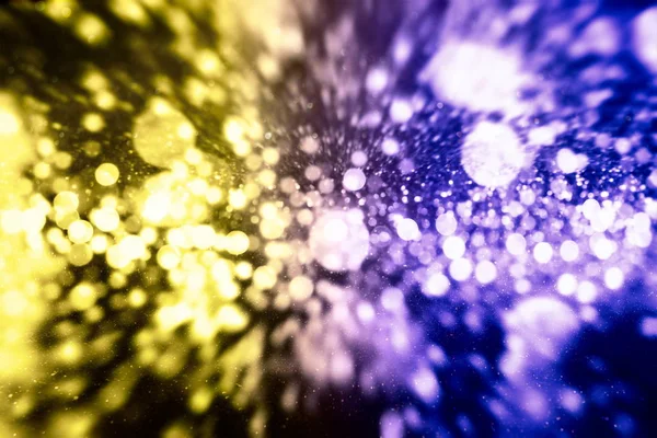 Abstract Light Celebration Background Defocused Golden Lights Christmas New Year — Stock Photo, Image