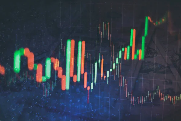 Conjunto Trabajo Para Analizar Estadísticas Financieras Analizar Datos Mercado —  Fotos de Stock