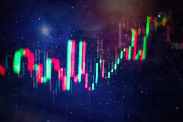Conjunto Trabalho Para Análise Estatísticas Financeiras Análise Dados Mercado — Fotografia de Stock