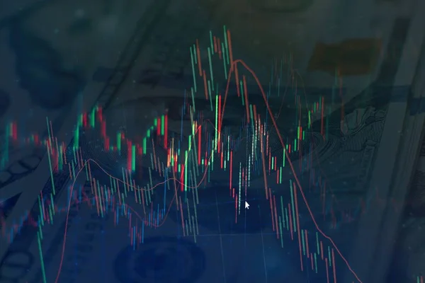 Dane Monitorze Tym Analizy Rynku Wykresy Słupkowe Wykresy Dane Finansowe — Zdjęcie stockowe