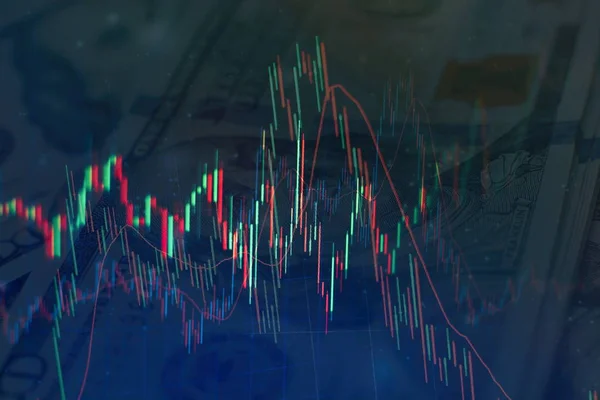 Dane Monitorze Tym Analizy Rynku Wykresy Słupkowe Wykresy Dane Finansowe — Zdjęcie stockowe
