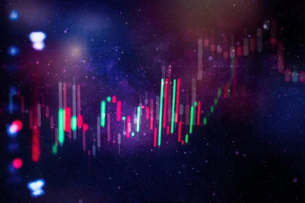 Sucesso Negócios Conceito Crescimento Gráfico Negócios Mercado Ações Mercado Digital — Fotografia de Stock