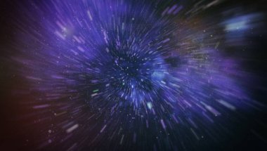 patlama yıldızı parlayan parçacıklar ve çizgiler. Güzel soyut ışınları arka plan.