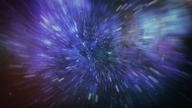 patlama yıldızı parlayan parçacıklar ve çizgiler. Güzel soyut ışınları arka plan.