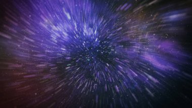 patlama yıldızı parlayan parçacıklar ve çizgiler. Güzel soyut ışınları arka plan.