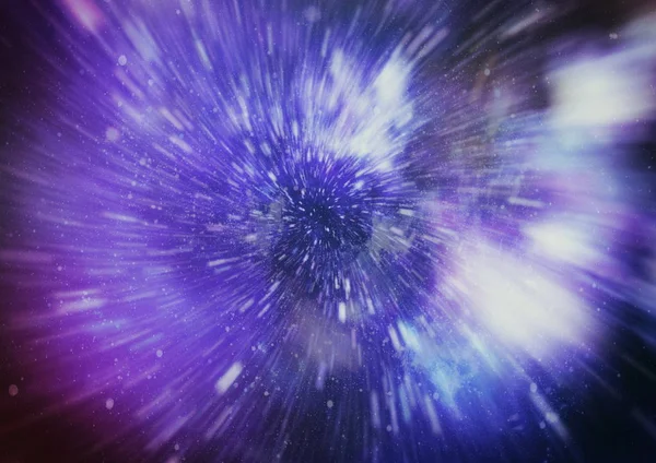 Explosionsstern Mit Glühenden Teilchen Und Linien Schöne Abstrakte Strahlen Hintergrund — Stockfoto
