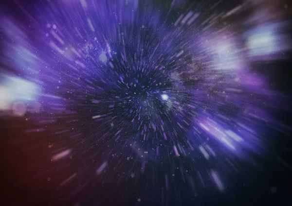 Explosie Ster Met Gloeiende Deeltjes Lijnen Prachtige Abstracte Stralen Achtergrond — Stockfoto