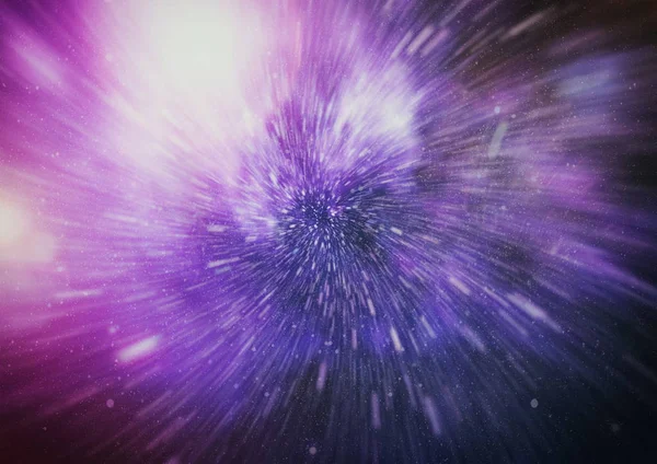 Estrella Explosión Con Partículas Brillantes Líneas Hermoso Fondo Rayos Abstractos — Foto de Stock