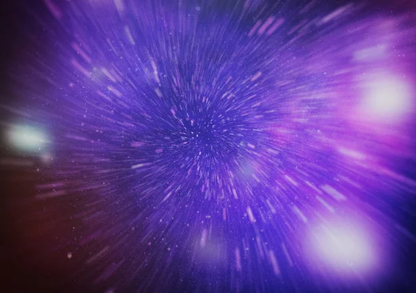 Stella Esplosione Con Particelle Luminose Linee Bellissimo Sfondo Raggi Astratti — Foto Stock