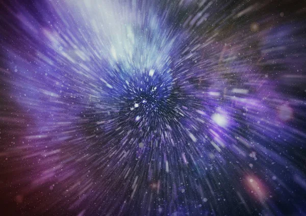 Взрыв Звезды Пылающими Частицами Линиями Красивые Абстрактные Лучи Фона — стоковое фото