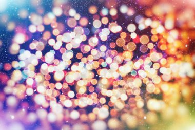 Parlak ışık soyut bokeh bulanık doku arka plan Spotlar