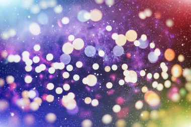 Neşeli Noel arka plan. Zarif arka plan ile ışık ve yıldız