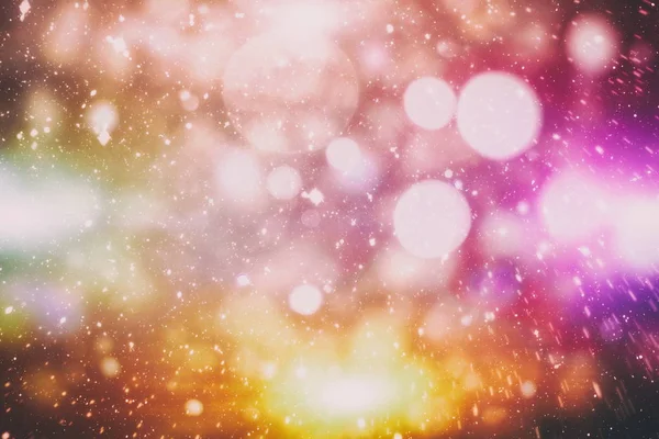 Bright Light Spots Abstract Bokeh Blurred Texture Background — Stock Photo, Image