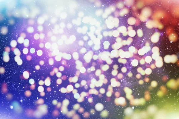 Χριστούγεννα Ανοιχτόχρωμο Φόντο Λαμπερό Σκηνικό Διακοπών Defocused Φόντο Αναβοσβήνει Αστέρια — Φωτογραφία Αρχείου