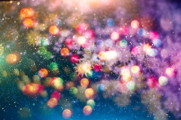 Festive Christmas Background Elegant Abstract Background Lights Stars — Stock Photo, Image