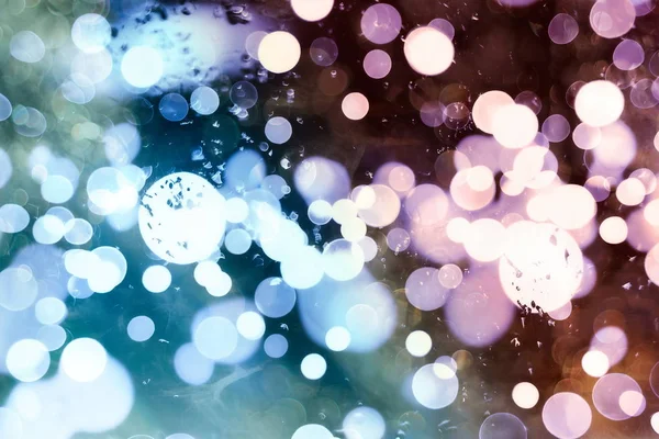 Sfondo Astratto Luci Gialle Sfocate Con Effetto Bokeh — Foto Stock