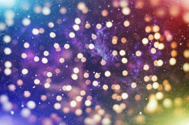 Noel ve yeni yıl Bayramı bokeh arka plan ile boşaltmak.