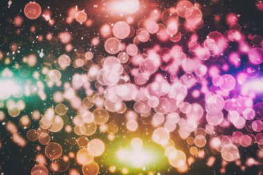 Neşeli Noel arka plan. Zarif arka plan ile ışık ve yıldız