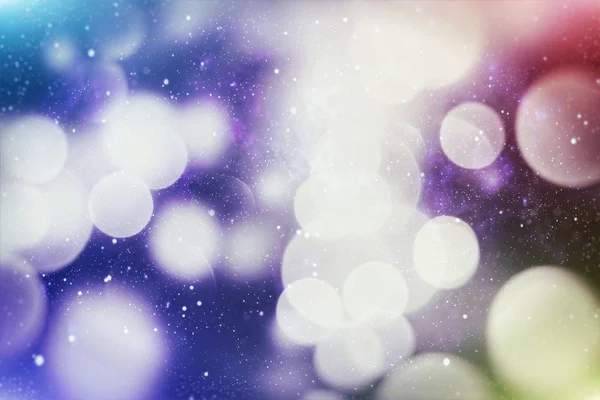 圣诞灯背景 假日发光的背景 焦背景与闪烁的星 — 图库照片