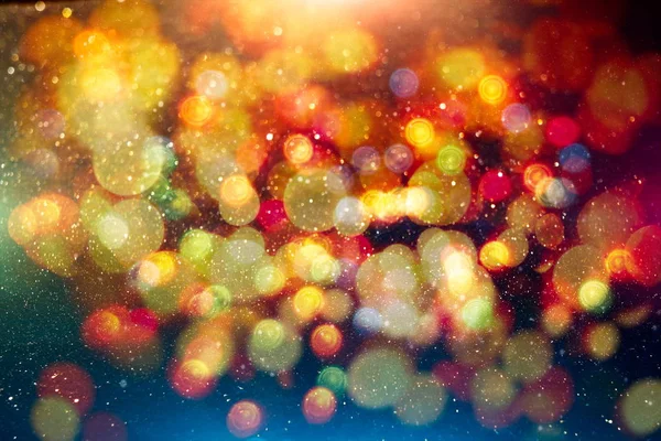 Slavnostní Vánoční Pozadí Elegantní Abstraktní Pozadí Světly Hvězdy — Stock fotografie