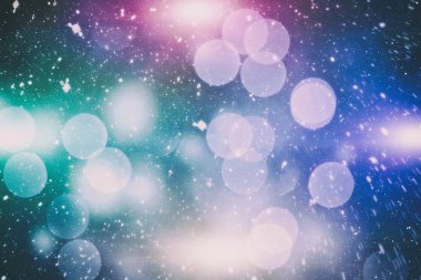 Noel ve yeni yıl Bayramı bokeh arka plan ile boşaltmak.