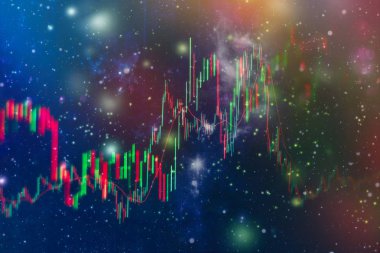 İş finans ya da borsa geçmişi. Borsa mali döviz grafiği